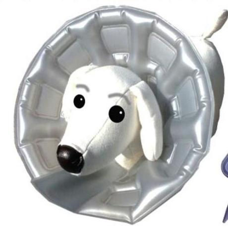 犬用 首保護具 愛犬用 ネックカラー 傷口 保護チューブ型 L