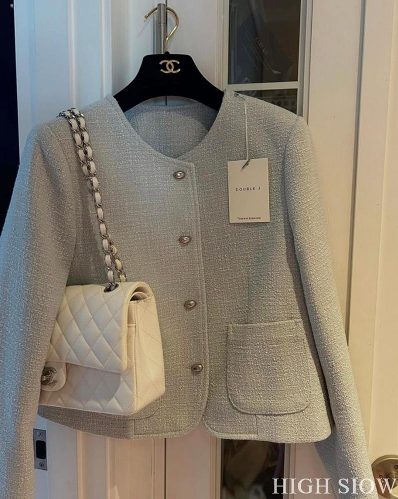 더블제이 春 ビノア ツイード ジャケット (ジャケット専門工場)