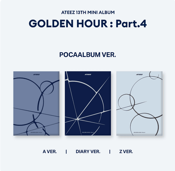 ATEEZ MINI 13th Album GOLDEN HOUR Part.4 ATEEZ POCAALBUM