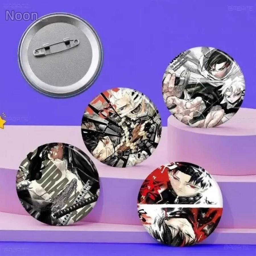 カグラバチグッズ カグラバチ ロクヒラ チヒロ サザナミ ハクリ 缶バッジ 缶バッチ グッズ