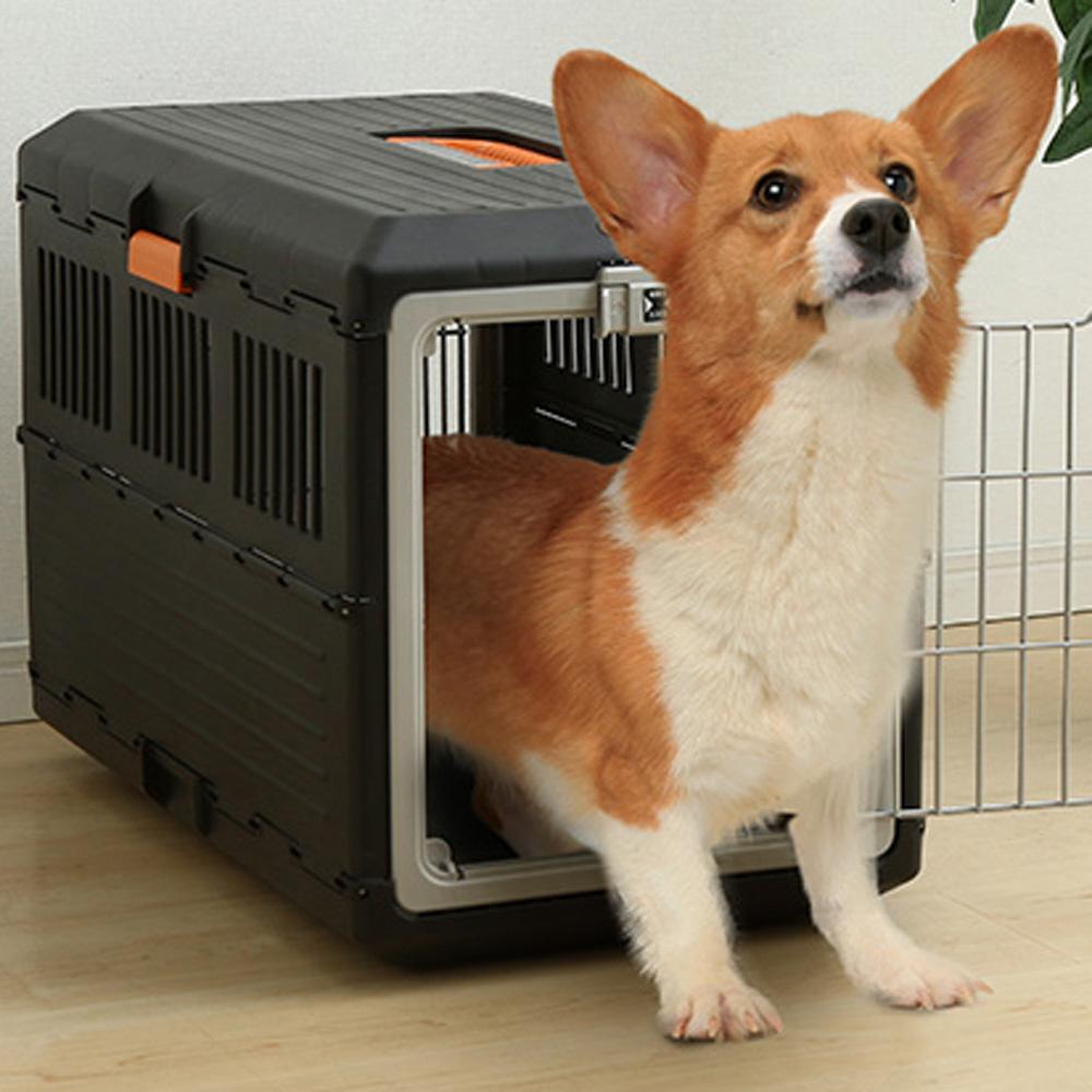 FC-670 折りたたみ式ペットキャリア ケネル - ワイド