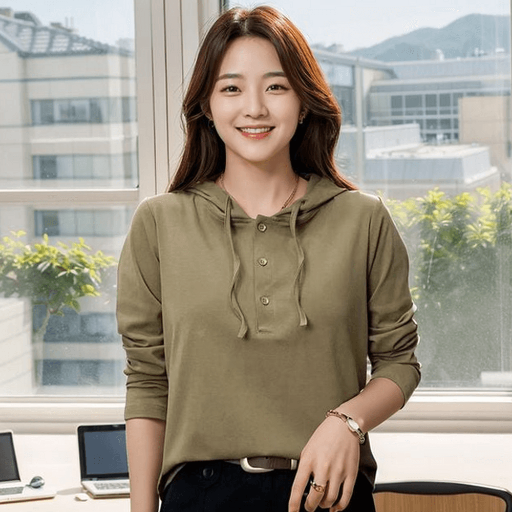 ROYCE フーディー タイト ハイゲージ 春秋 レディース Tシャツ トップス 長袖