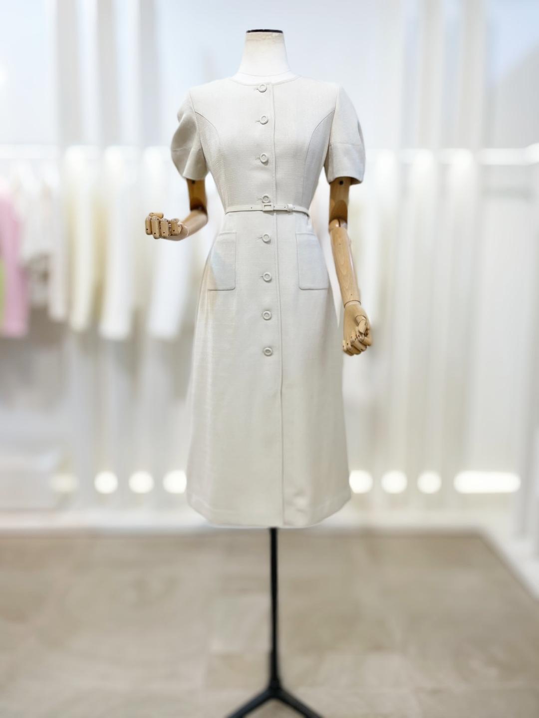 IT MICHAA ボタンポイント アウター風 ワンピース ITO8WOP780