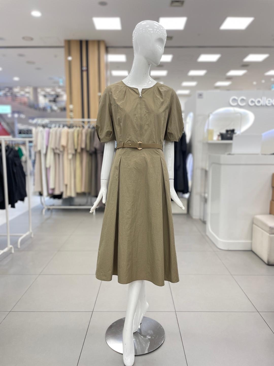 CCCollect ボリュームスリーブ ジップアップ ドレス E252MSE132