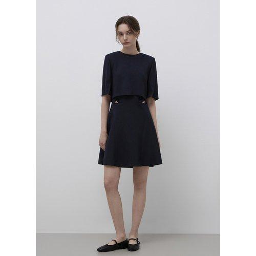 IT MICHAA ケープ ツーインワン ワンピース itq4wop950