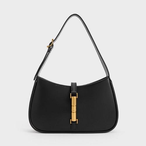 CHARLES & KEITH CESIA メタリックアクセント ショルダーバッグ CK2 20151402