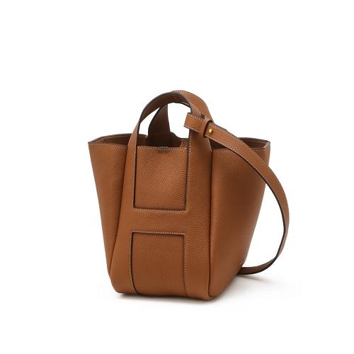 HAZZYS シグネチャー H レザー トート＆ショルダーバッグ M HIBA5F311