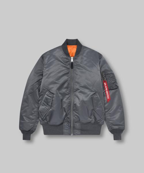 [알파 인더스트리] MA-1 フライトジャケット ガンメタル AIMSI0000033GUL