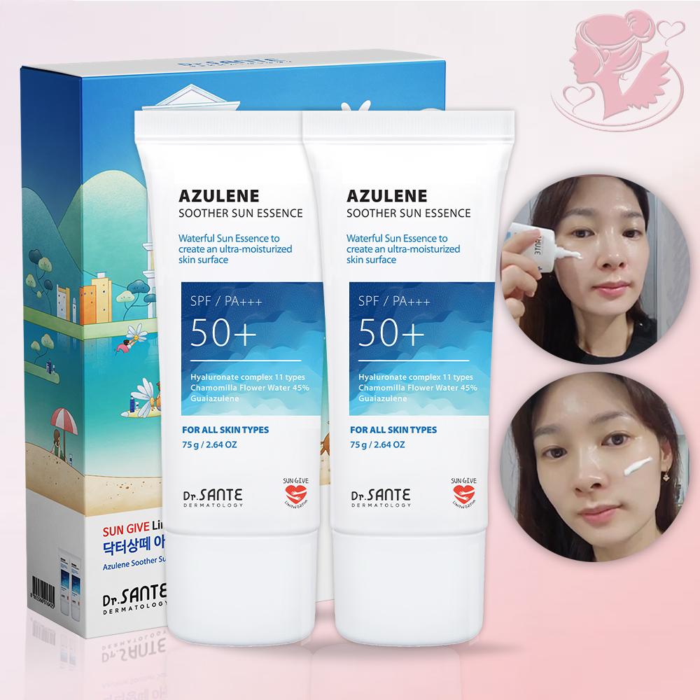 (1+1) サンデ 닥터상떼 サンクリーム アズレン スーダー サンエッセンス 75g x 2個 サンクリーム デュオセット