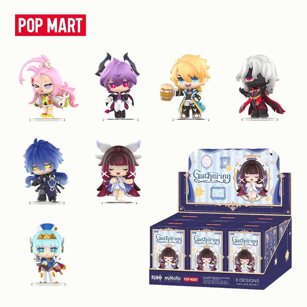 팝마트 원신 우인단 집행관 랜덤 피규어 콜라보 굿즈 풀박스