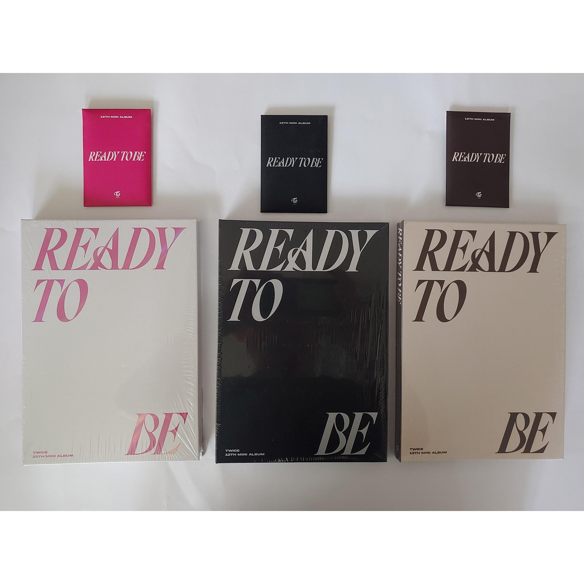 (セット-アルバム3種+予約特典3種) TWICE - ミニ12集 READY TO BE