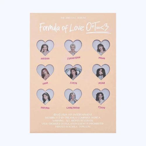 (FULL OF LOVEバージョン) TWICE - 3集 Formula of Love O T 3