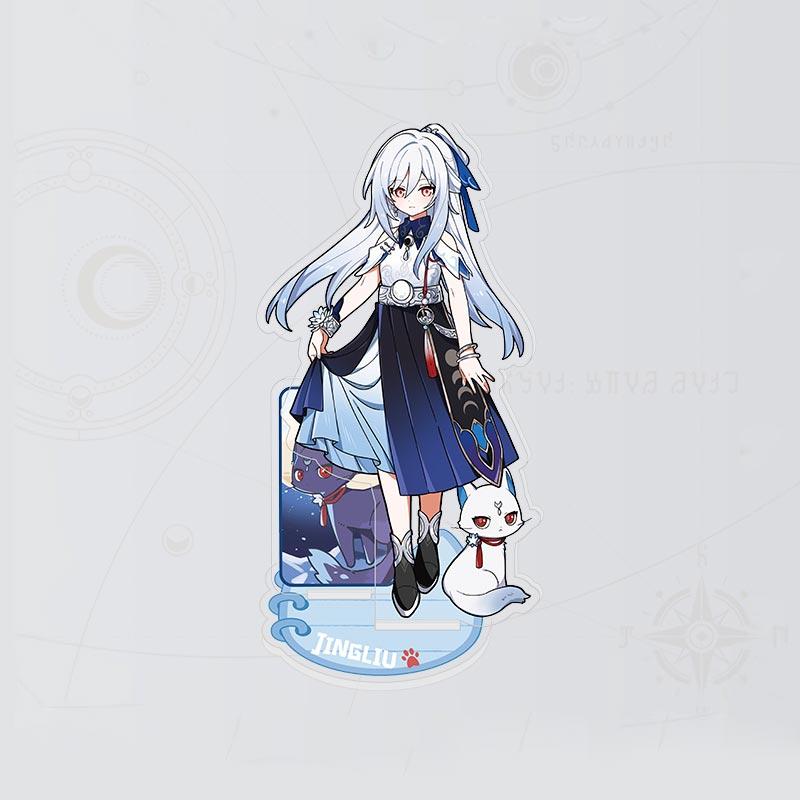 崩壊スターレイル オリジナルグッズ / 小さな猫 / アクリルスタンド / 鏡流