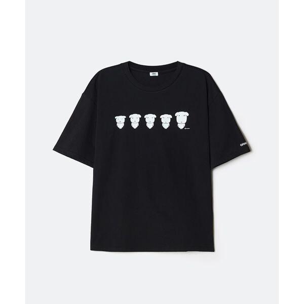 SPAO GANADI 半袖Tシャツ ブラック SPRLG25U09