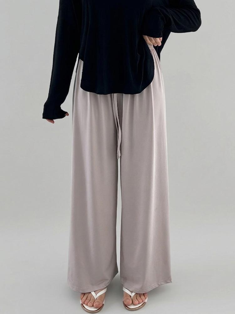 BARNERA (バネラ) 旅行パンツ 夏 バンディング ワイドパンツ