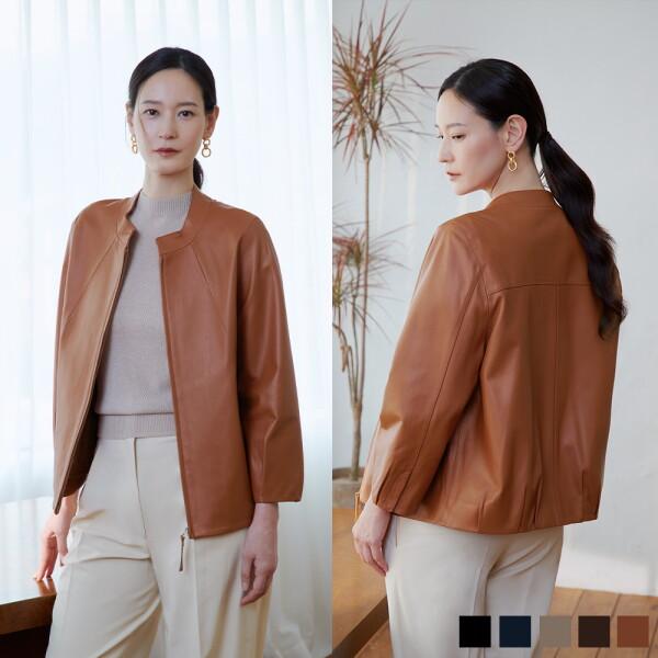 LBL ITALY ラムスキン ブルーミング ジャケット