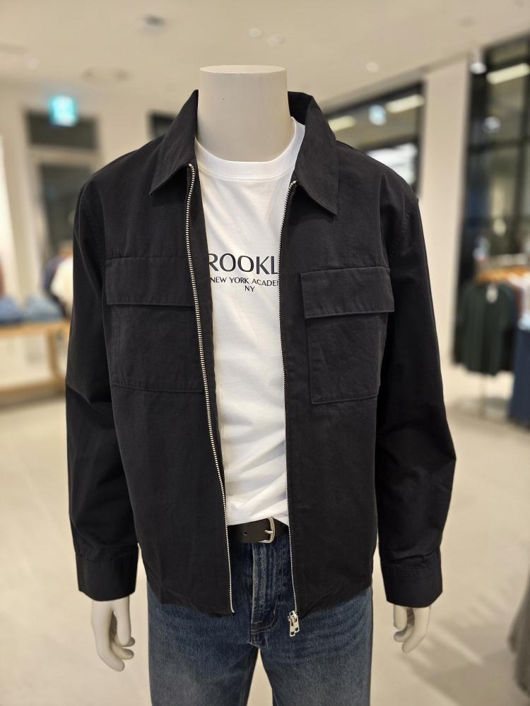 지오다노 メンズジャケット ベーシック 春 ポケット シャツジャケット 74903