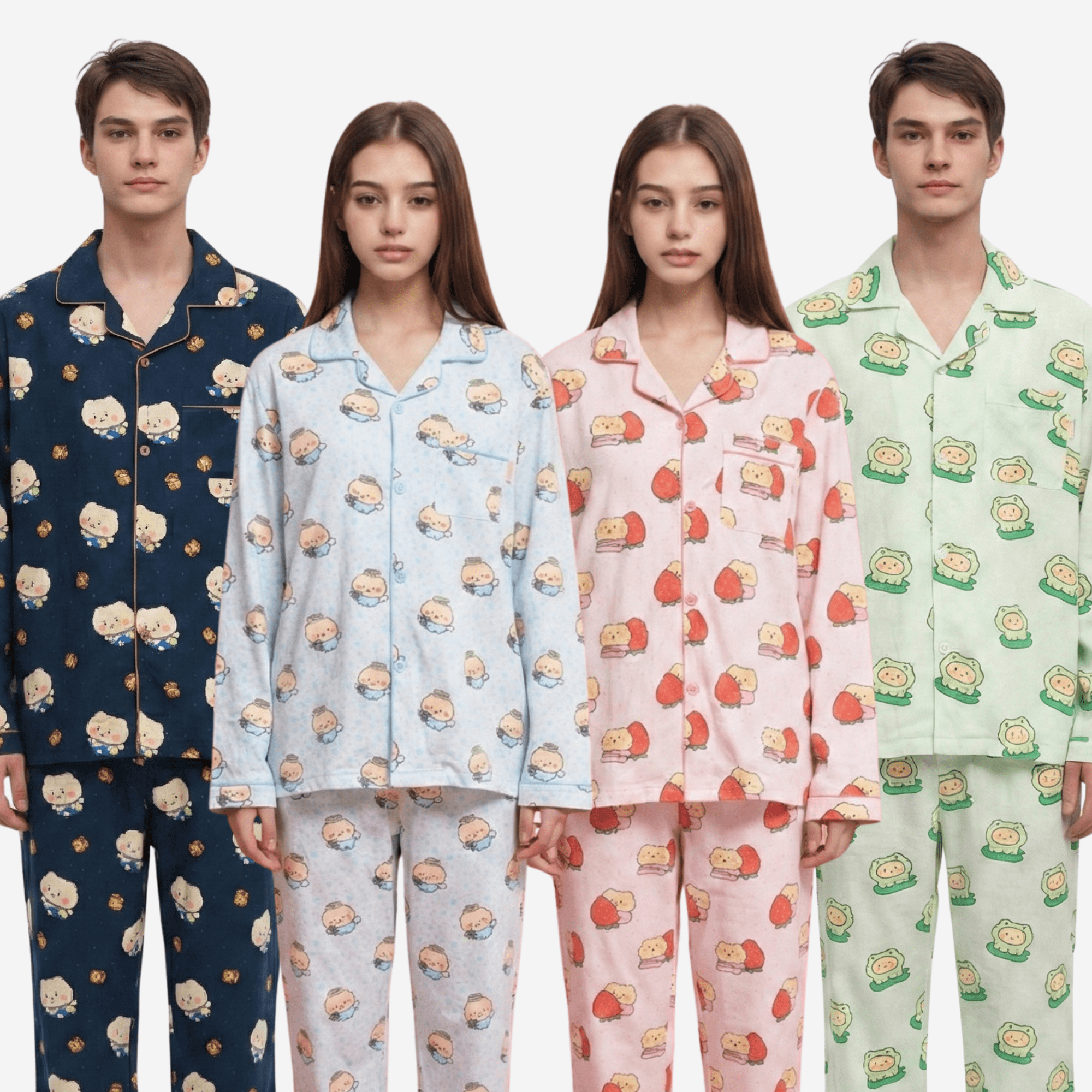 SPAO スパオ マン jeruk 곰( mang-geu-reo-jin gom) マンゴー ミ 長袖パジャマ 上下セット