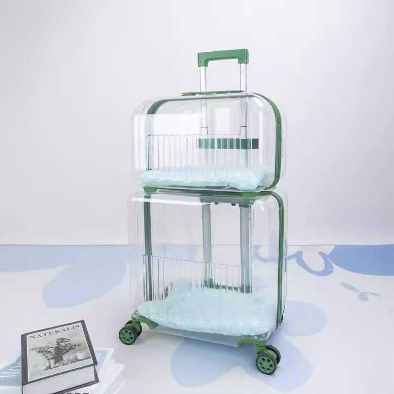 고양이 이동 캐리어 강아지 투명 가방 펫캐리어