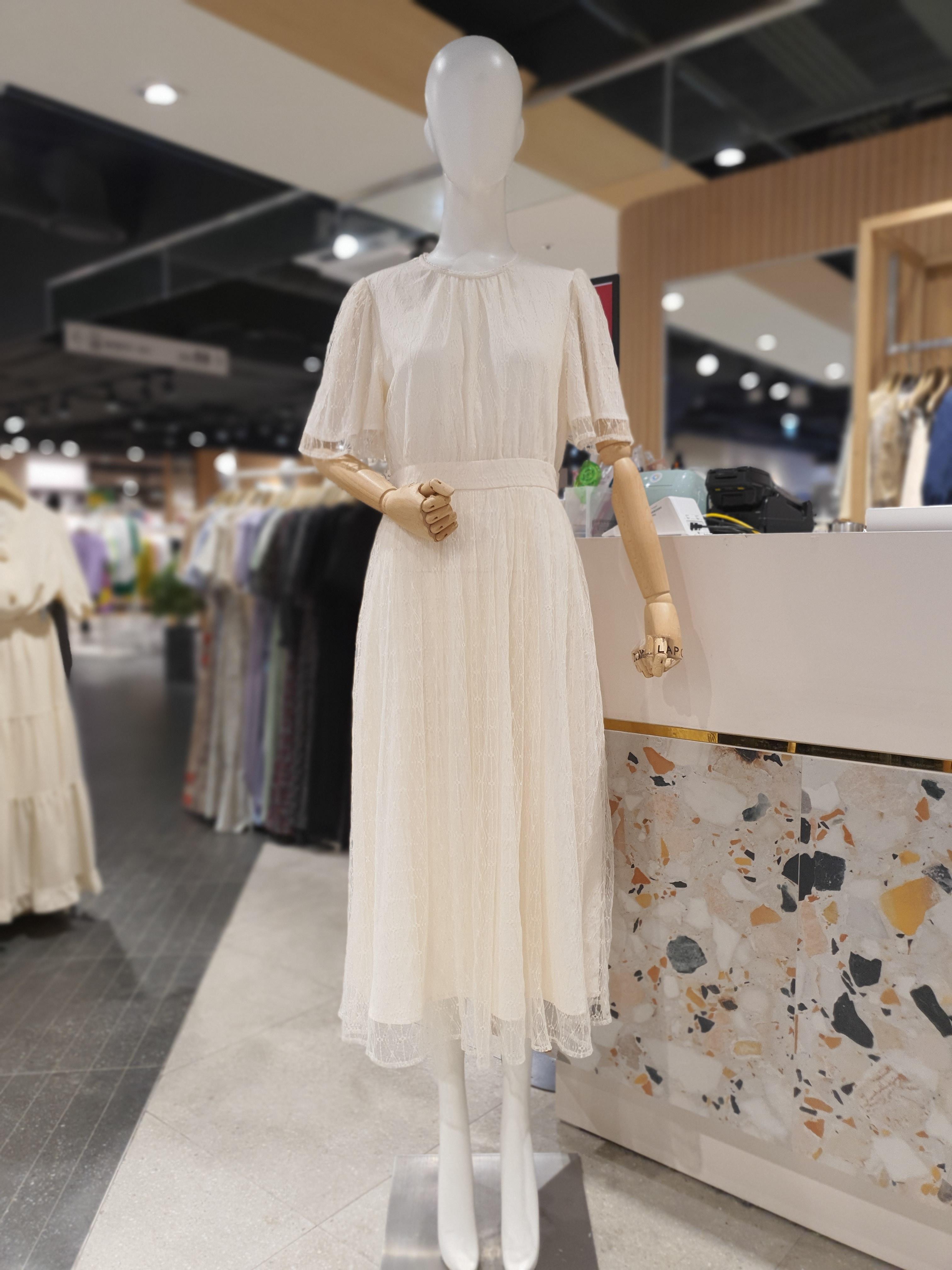 플라스틱아일랜드 레이스 레이어드 원피스 PQ2WO062