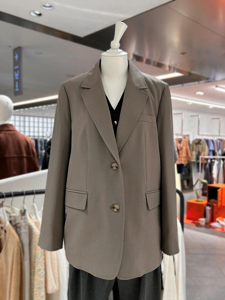 듀엘 베이직 싱글 투버튼 자켓 D253MSF301