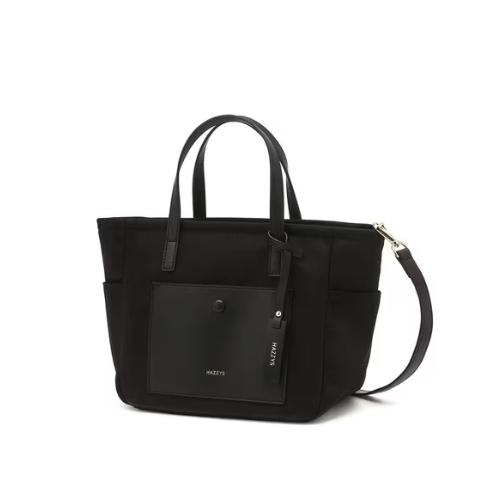 헤지스 심플 포켓 나일론 탑집 토트겸 크로스S HIBA5F957