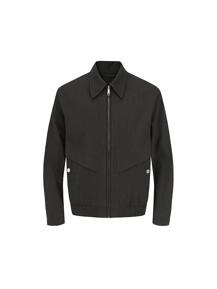 지오지아 크리즈 텍스쳐 블루종 ABF2JJ1103