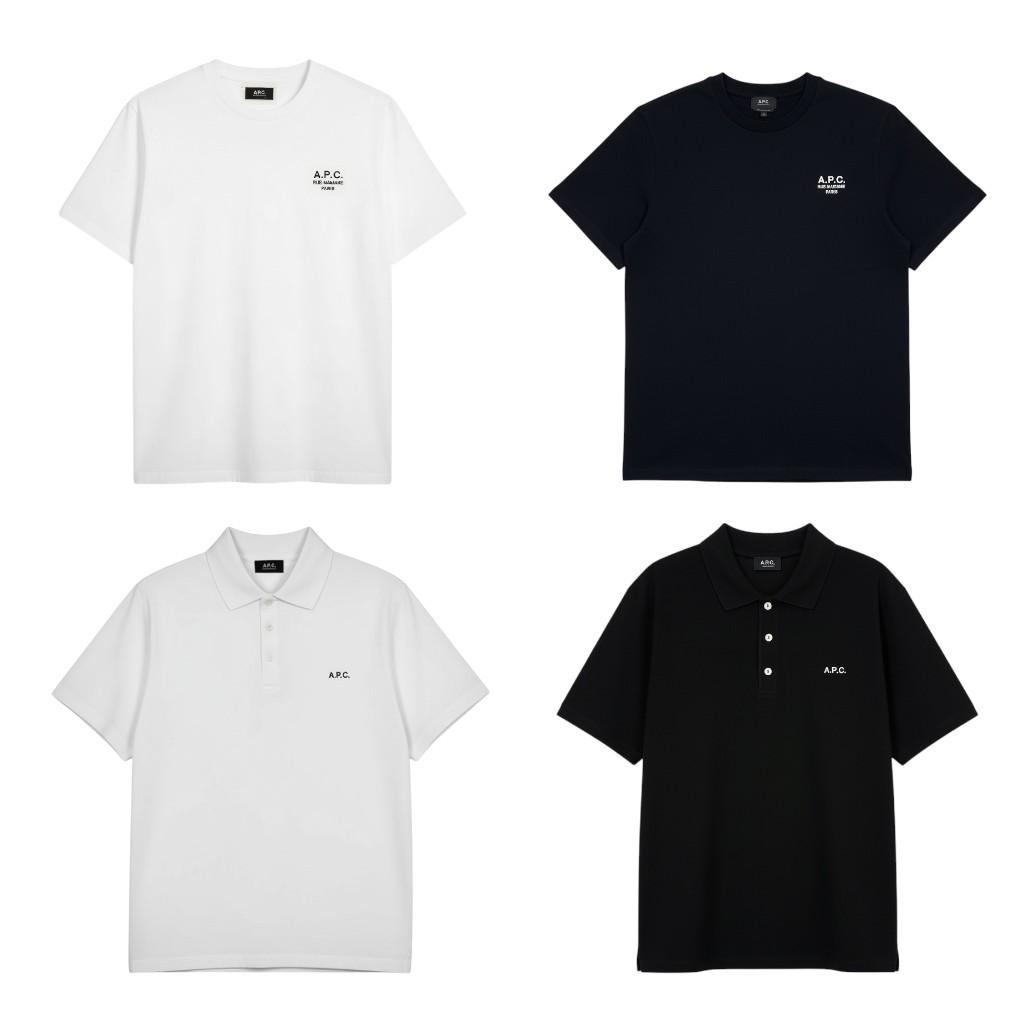 A.P.C. 반팔티 APC 반팔 티셔츠 카라티 루마담 카터