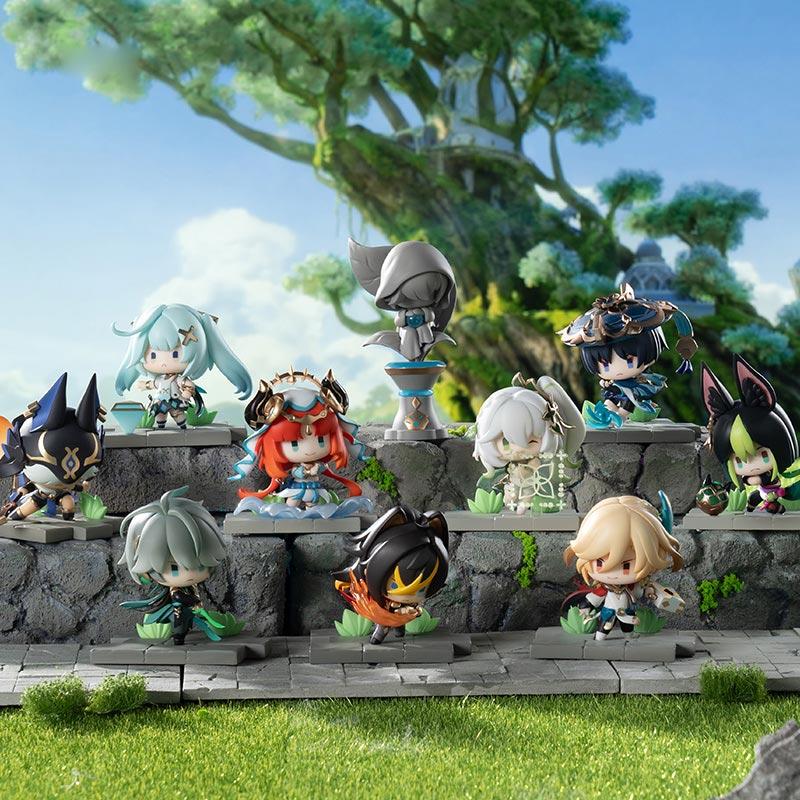 원신 굿즈/ 전장의 영웅들 테마/ 랜덤박스 미니 피규어 수메르편 / 9종 세트 박스