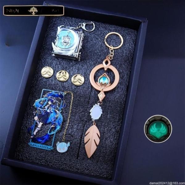 원신 굿즈 키링 방랑자 원소 클레 호두 피규어 각청