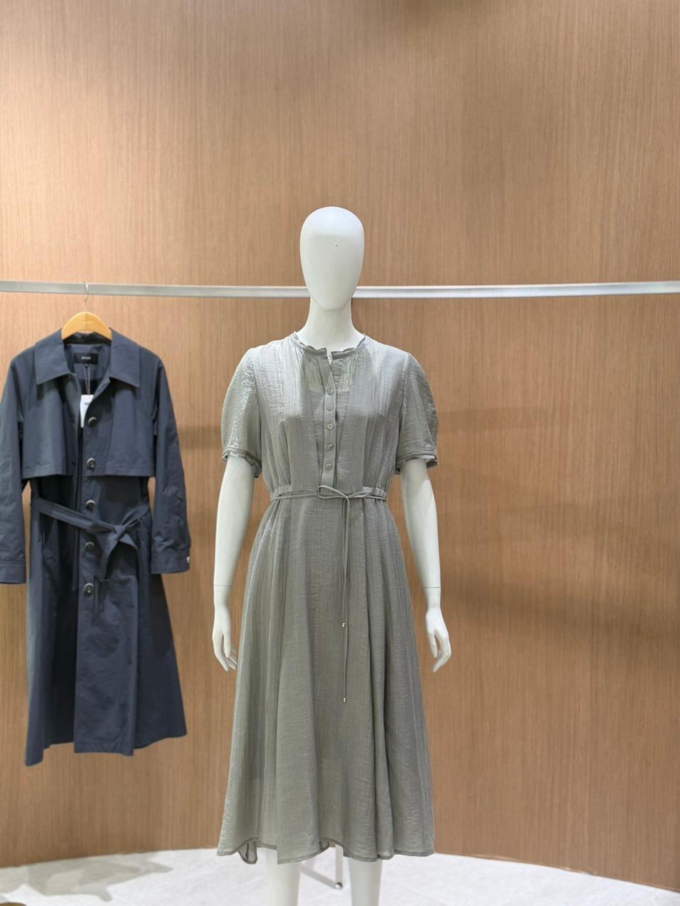 온앤온 퍼프소매 끈벨트 원피스 NJW6MO408