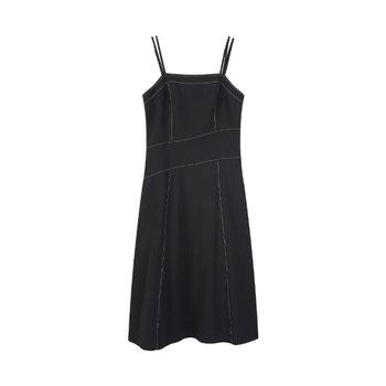 플라스틱아일랜드 배색 스티치 뷔스티에 원피스 PS2WO462