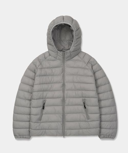 [X-CONTAINER(エックスコンテナ)] ライトウェイト フードパディングジャケット (GREY) E5F-LWHPJ71 GREY