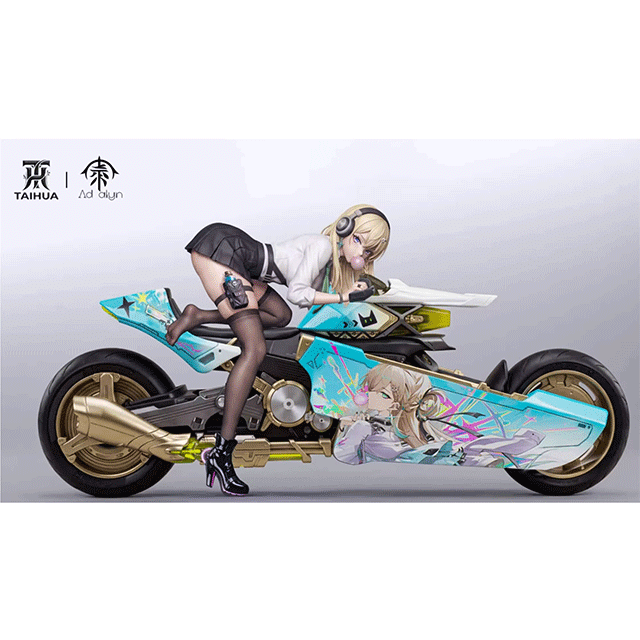 [Ad alyn Studio 予約] 1/6 명조 워더링 웨이브 リンネ&バイク レジンフィギュア