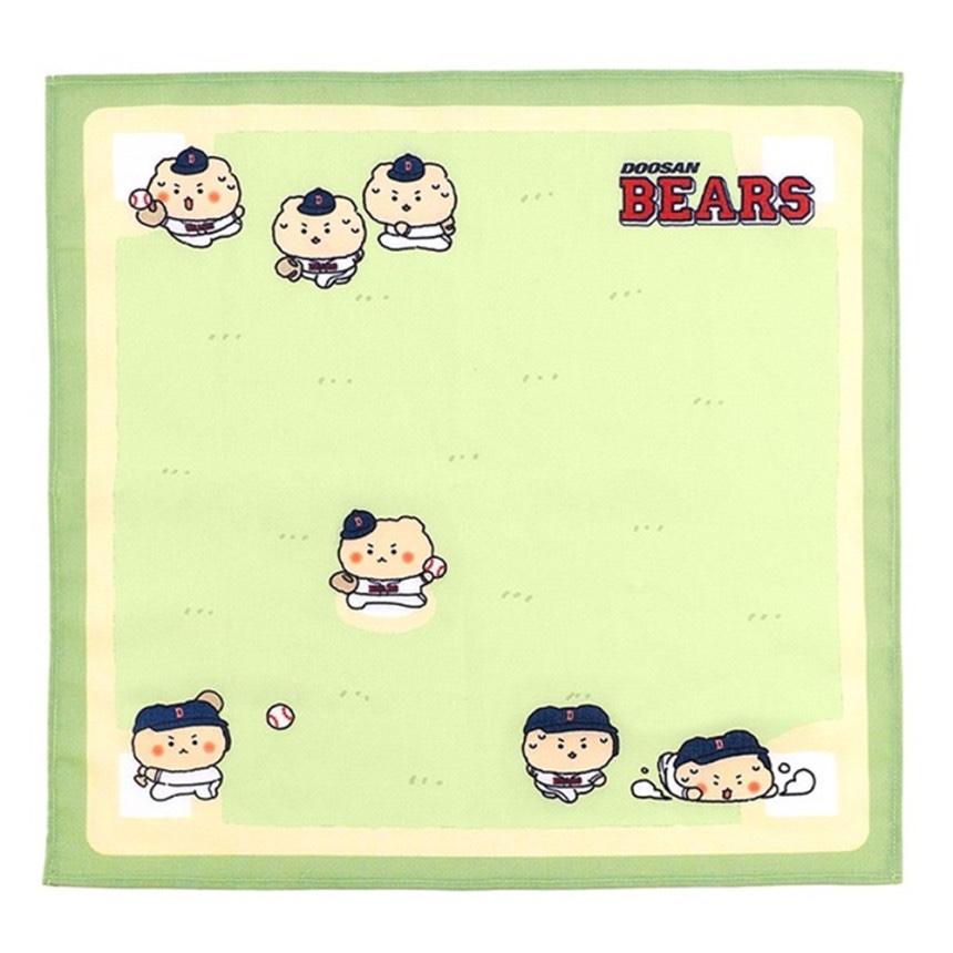 斗山ベアーズ x 망그러진곰 ハンカチ 망곰
