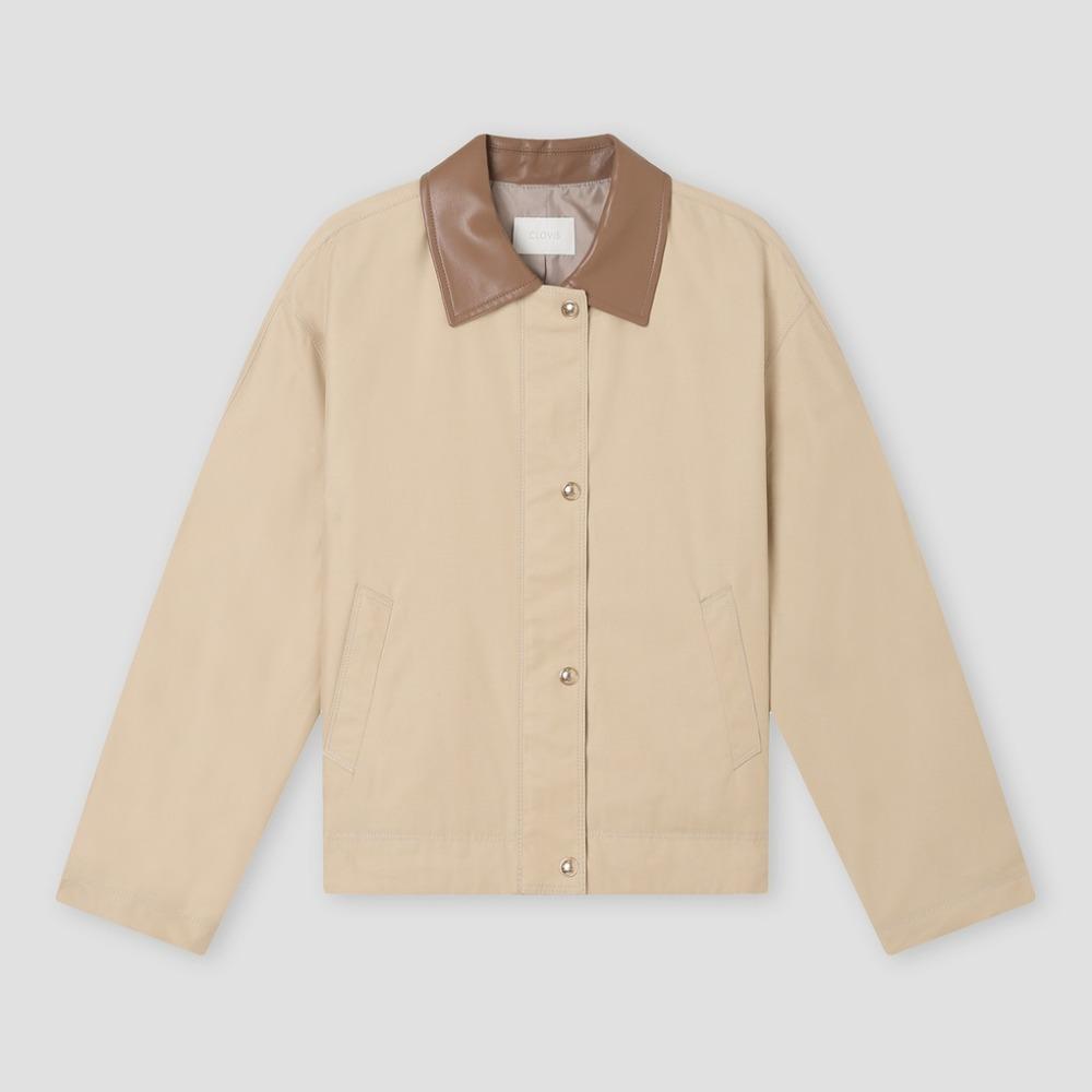 CLOVIS カラーステッチ ショート ワークジャケット CVJPF4902M