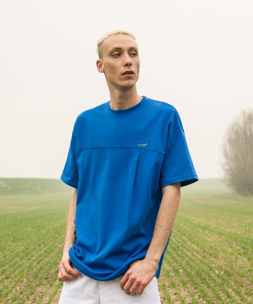 [261이유아이] ROUND ARROW T-SHIRT BLUE 1442513