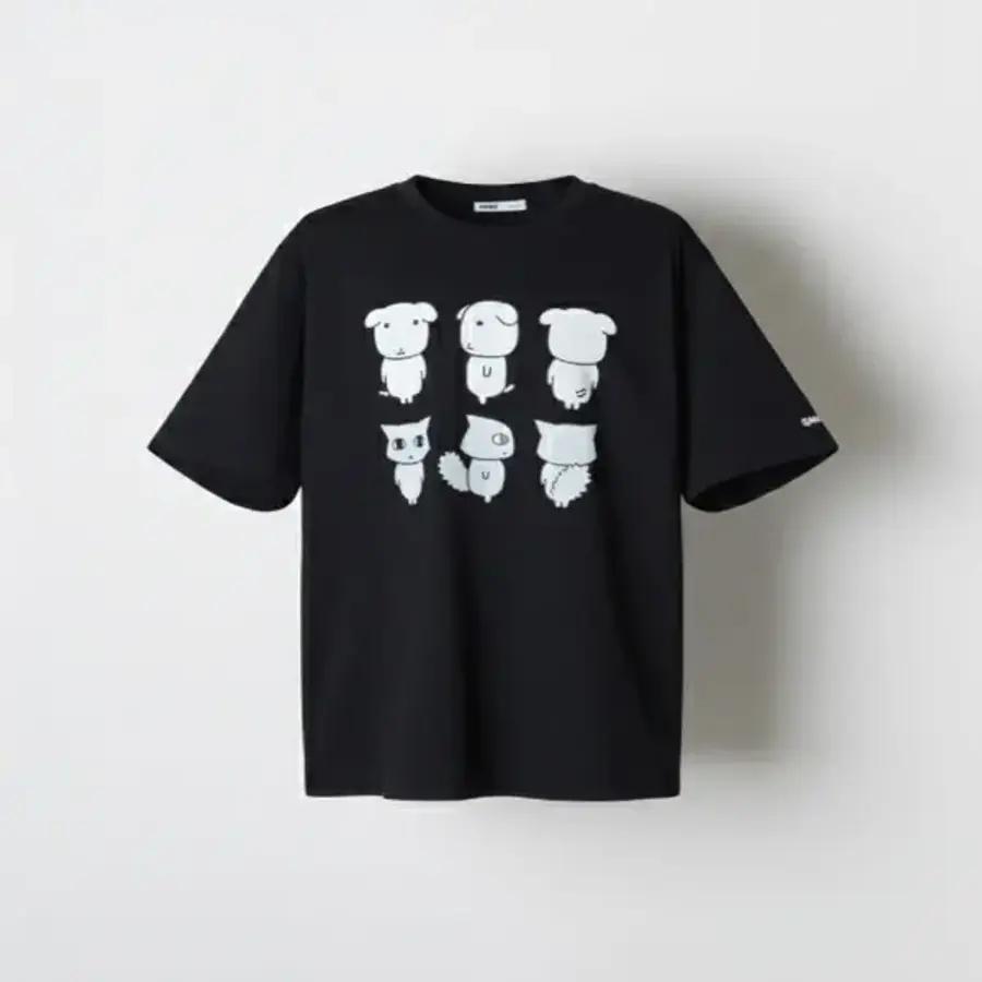 SPAO GANADI Tシャツ GRAPHIC BLACK SPRLG25U09 国内店舗