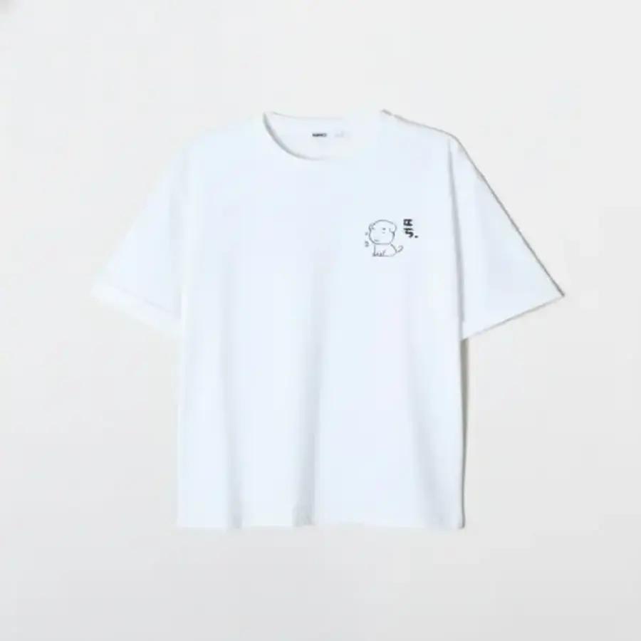 SPAO GANADI Tシャツ GRAPHIC WHITE SPRLG25U09 国内店舗