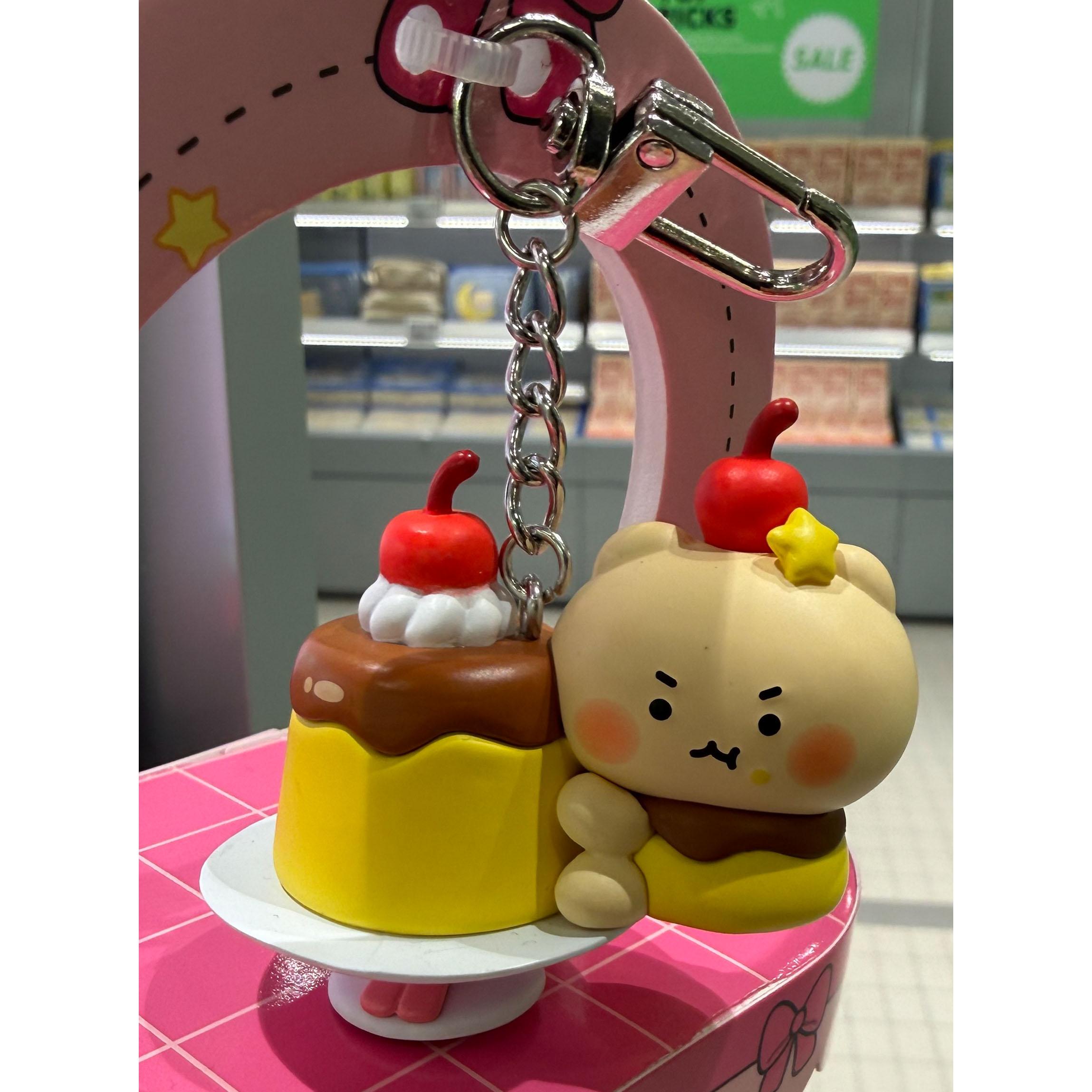 Olive Young Mang Ggom フィギュア プリン냠냠 キーリング、 망그러진 곰