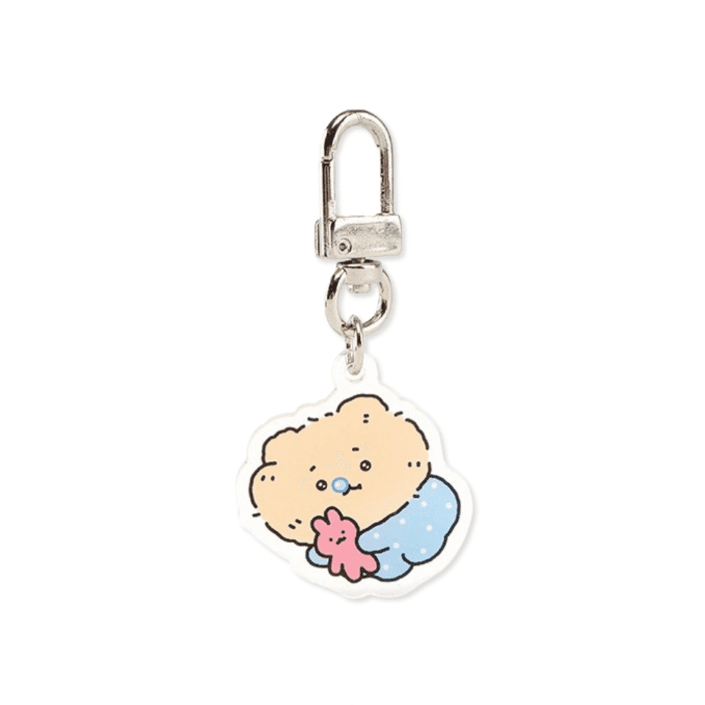 Mang Ggom 망그러진곰 グッズ 愛着うさぎ かわいい ミニ アクリル キーリング
