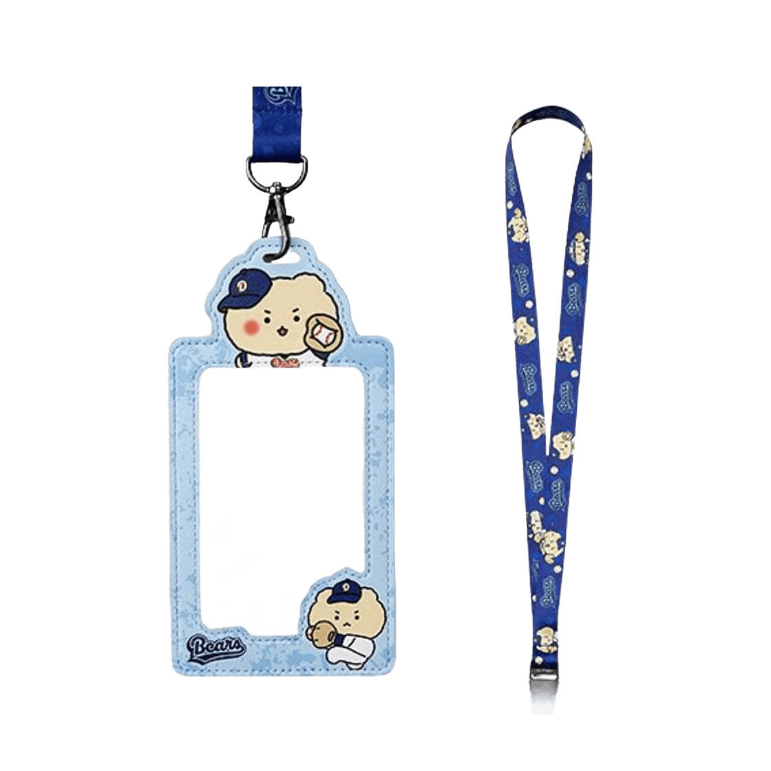 Doosan Bears x 망그러진곰 チケットホルダー & ランヤード スカイブルー