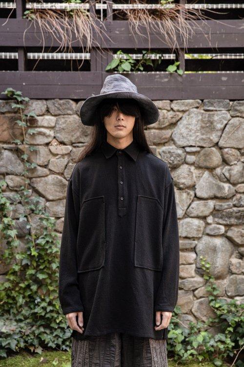 [ESE] ワープシャツ ブラック ESE20FWSH09