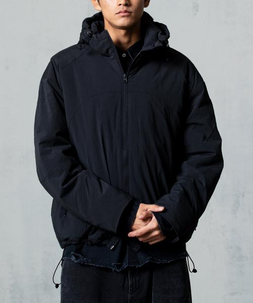 [ARBAN] ライトシェル パディッドジャケット_ブラック AREUBAN23FW056