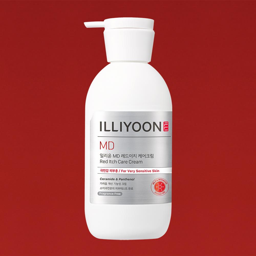 ILLIYOON 大容量 無香料 ベビーローション MD レッドイッチケアクリーム 470ml