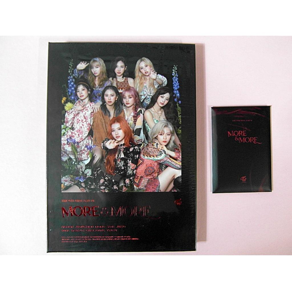 (アルバム+予約特典ポカセット) TWICE - ミニ9集 MORE & MORE Aバージョン