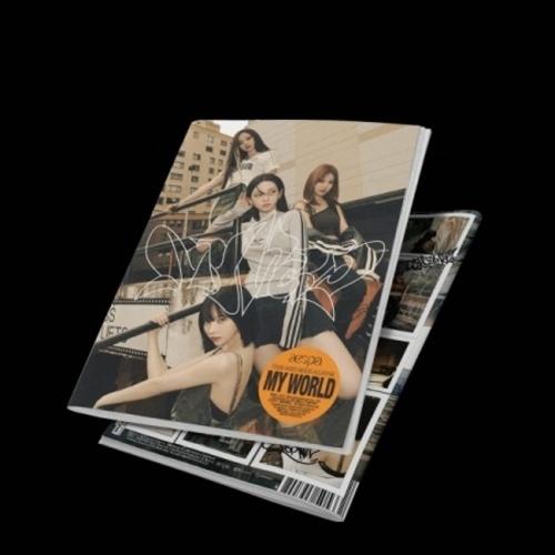 SM ENTERTAINMENT aespa アルバム ミニ3集 MY WORLD タブロイド ver. SPICY Tabloid ver