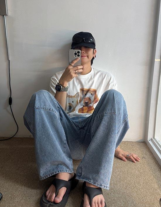 ASCLO 食パン ガナディ Tシャツ