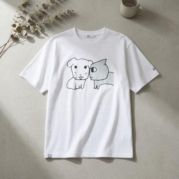 SPAO ガナディ Tシャツ ホワイト SPRLG25U09