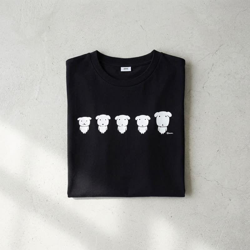 SPAO ガナディ Tシャツ BLACK SPRLG25U09